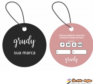 TAG PAPEL CARTAO  4 x 4