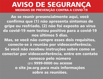 ADESIVO ATUALIZAÇÃO  AVISO DE SEGURANÇA