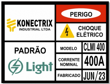 ETIQUETA LIGHT PVC / PS ADESIVADO