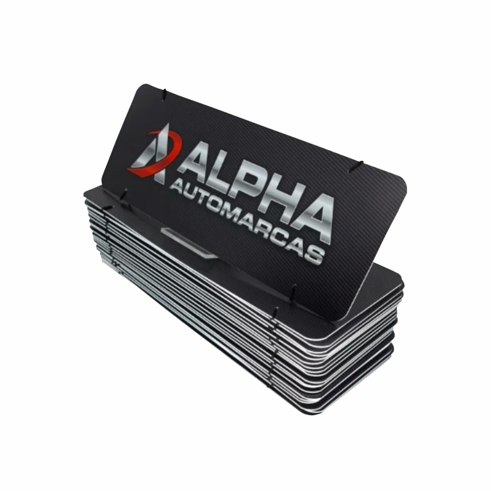 Tampa Placa Personalizado para Carro