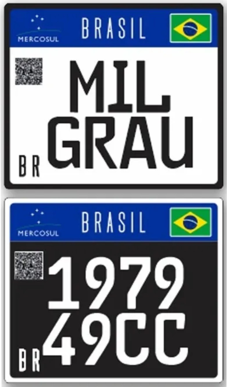 Tampa Placa Personalizado para Carro