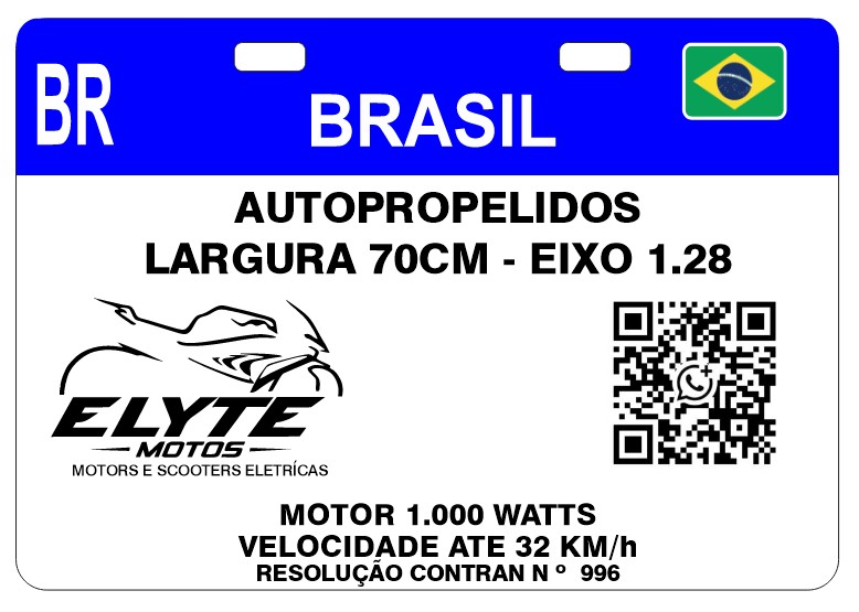 PLACA PARA MOTO ELETRICA