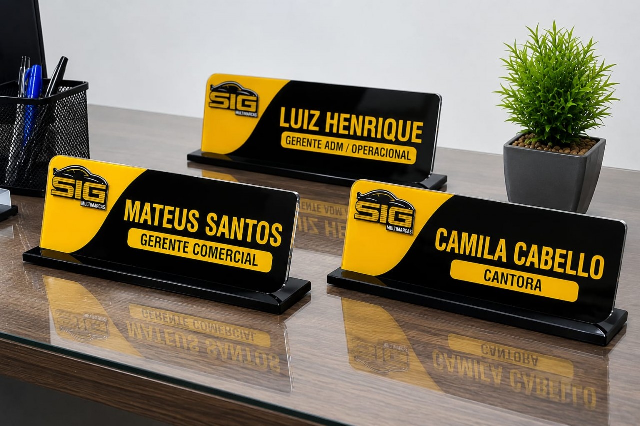 PLACA DE MESA