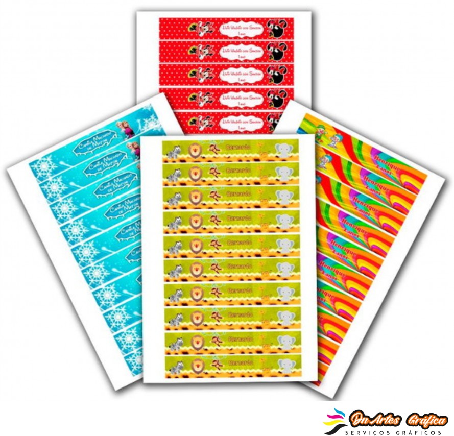 ADESIVOS VINIL PLASTICO FOLHA A3