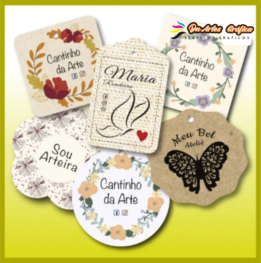 TAG PAPEL CARTAO 4 x 4