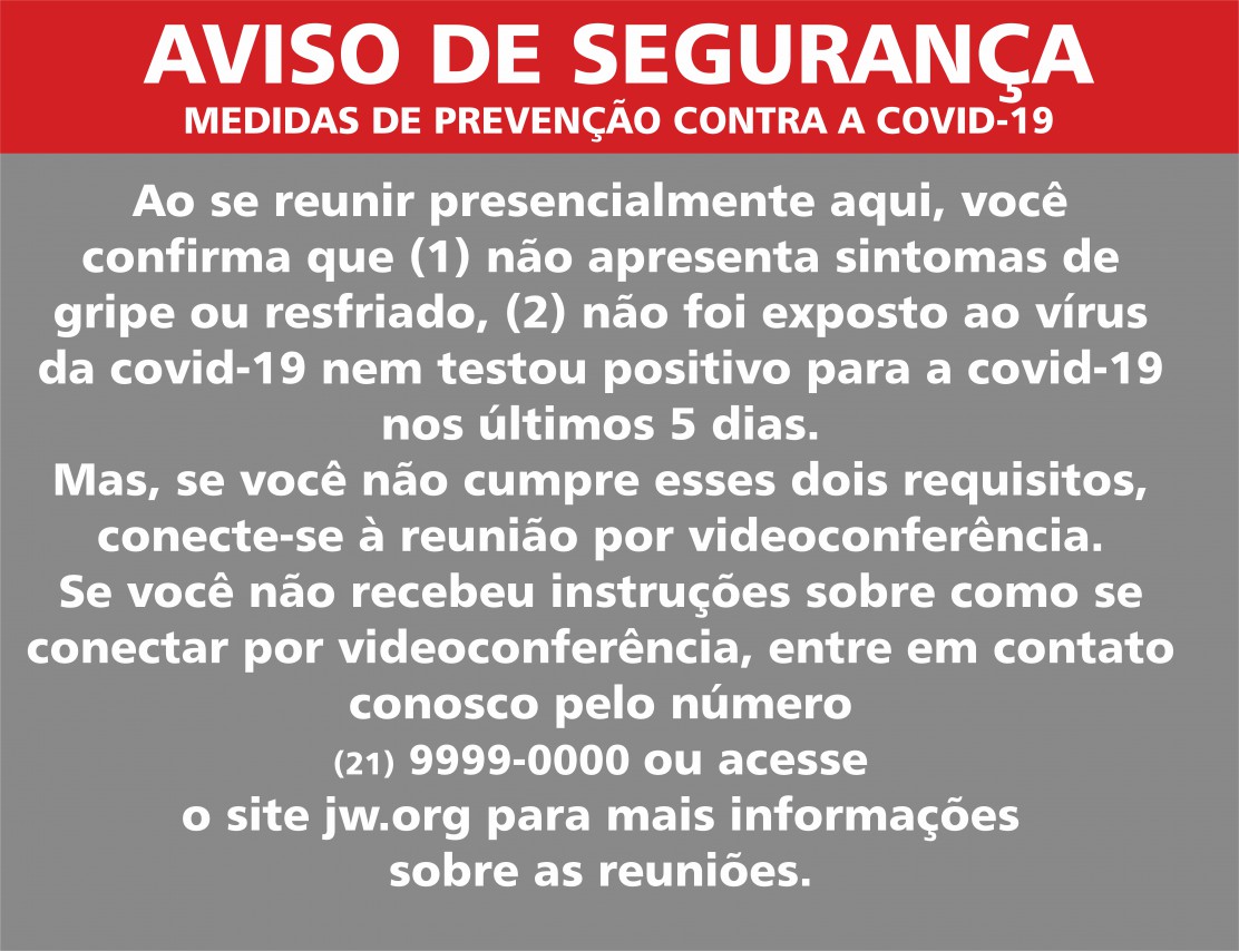 ADESIVO ATUALIZAÇÃO  AVISO DE SEGURANÇA
