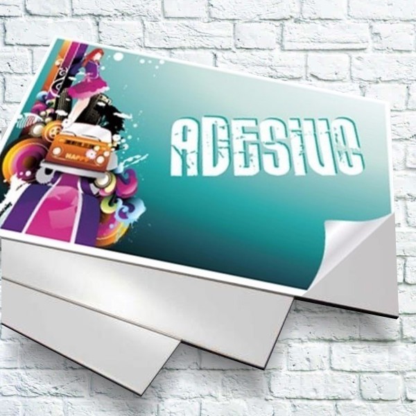 PLACA DE PVC ADESIVADA