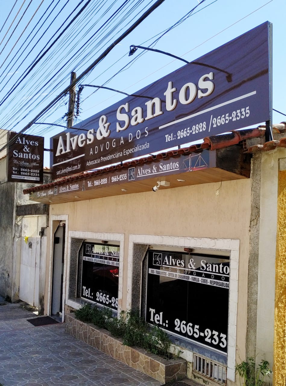LETREIRO DE ACM ADESIVADO