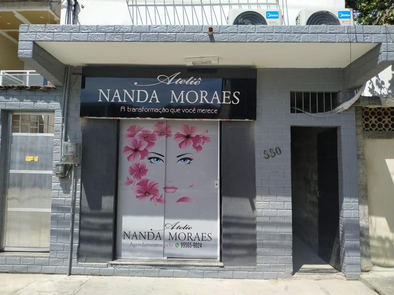 LETREIRO DE ACM ADESIVADO