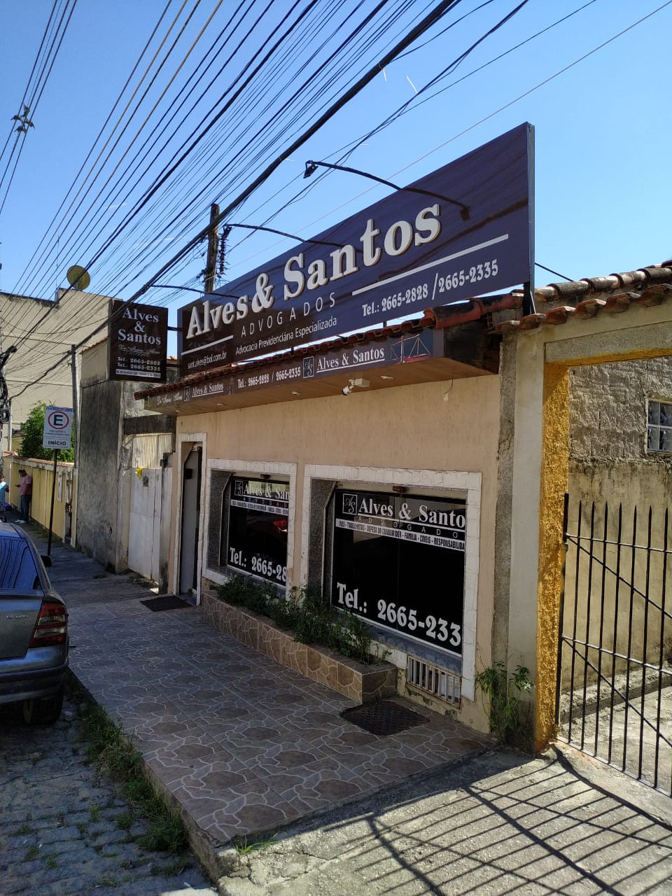 LETREIRO DE ACM ADESIVADO