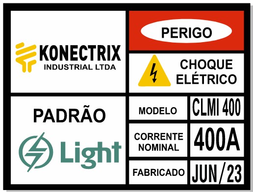 ETIQUETA LIGHT PVC / PS ADESIVADO