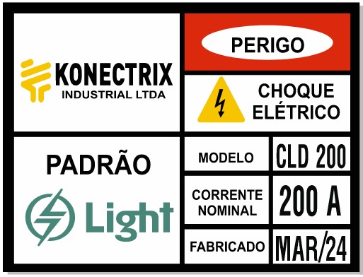 ETIQUETA LIGHT PVC / PS ADESIVADO